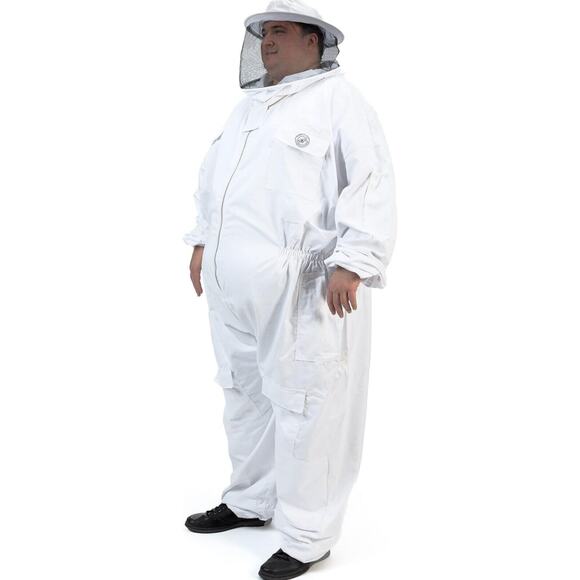 NEW Humble Bee 410P Big And Tall Polycotton Beekeeper Suit With Round Veil 6XL - Picture 2 of 12